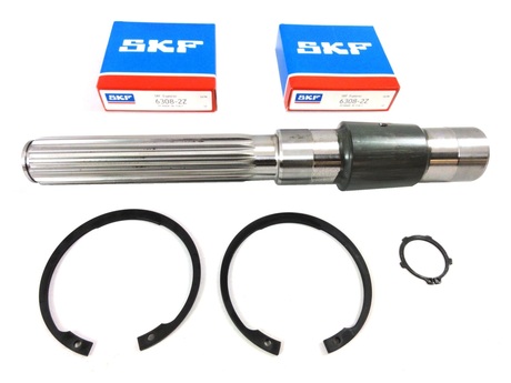 DEMAG Travel wheel shaft KTL160 W35 Set Rillenkl.