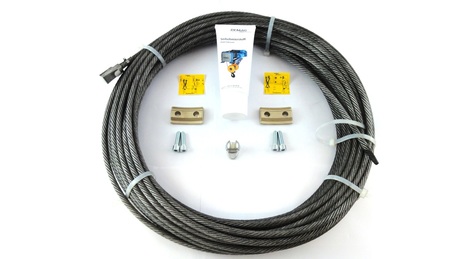 DEMAG Wire rope set DR10 9 H30 42 77,5m Br.