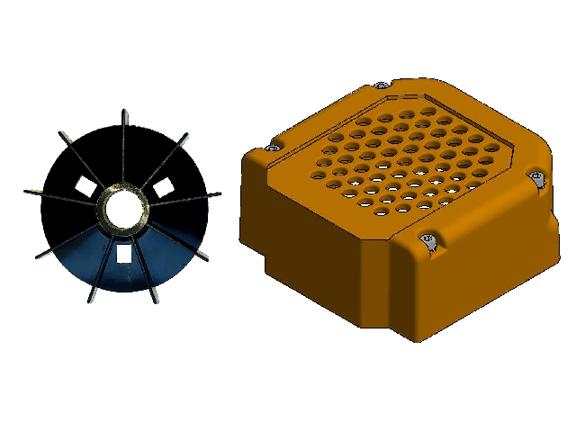 LIFTKET fan cover cpl. with fan impeller Built type(s) 020,021,030,031