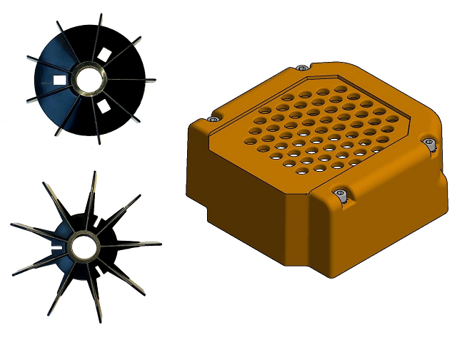 LIFTKET fan cover cpl. with fan impeller Built type(s) 050,051,070,071