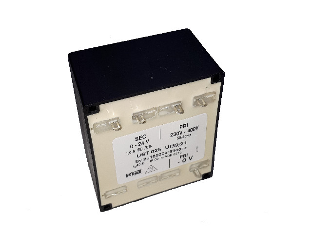 LIFTKET transformer NT UI 3921 25VA230-400V24V Built type(s) 020,021,030,031