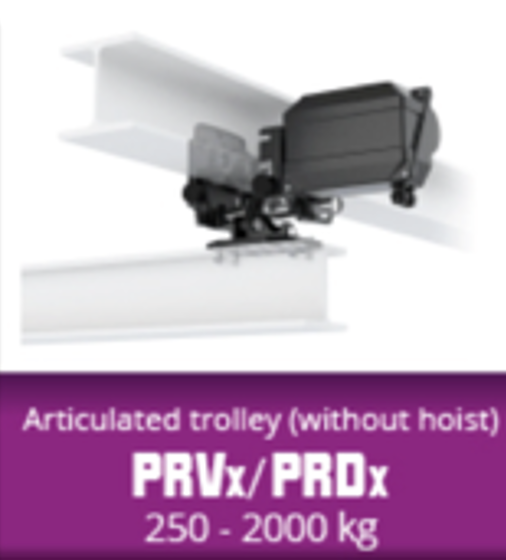 Articulated trolley without hoist (PRVx / PRDx Trolley)